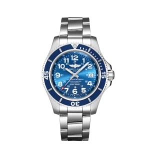 Superocean II 42 - Stainless steel - Blue A17365D11C1A1