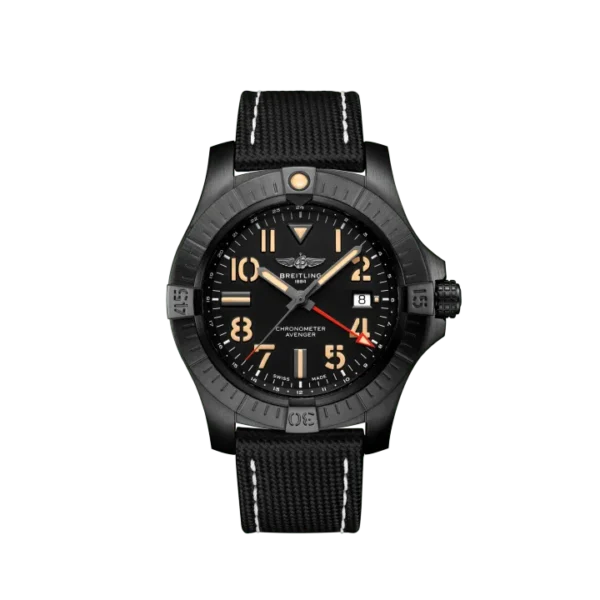Avenger World Time Night Mission Automatic Watch 45 (Avenger Automatic GV32395101B1X3