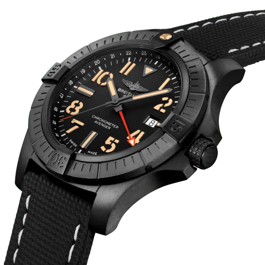 Avenger World Time Night Mission Automatic Watch 45 (Avenger Automatic GV32395101B1X3