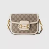 GUCCI Horsebit Series 1955 Mini Handbag with Detachable Shoulder Strap