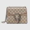 Dionysus Series GG Supreme Canvas Shoulder Bag